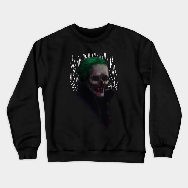 Jester Crewneck Sweatshirt by felinkscratch